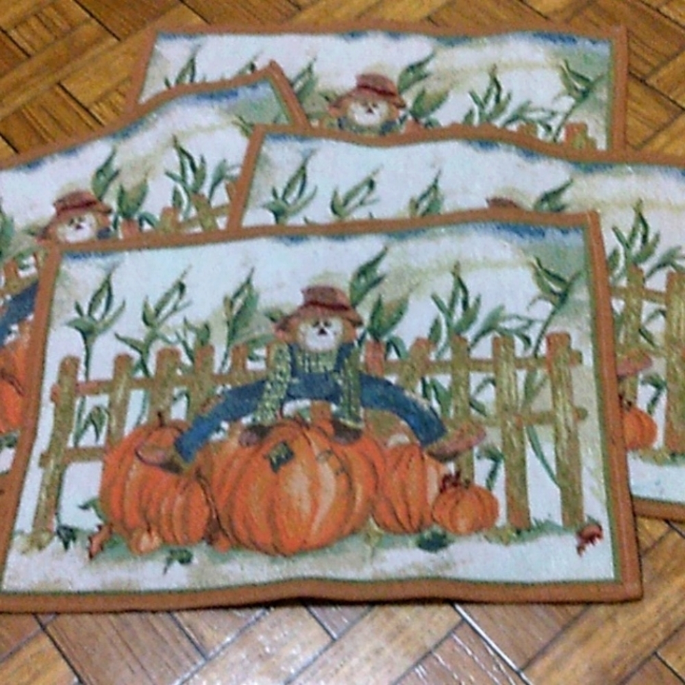 Set of 4 Fall placemats